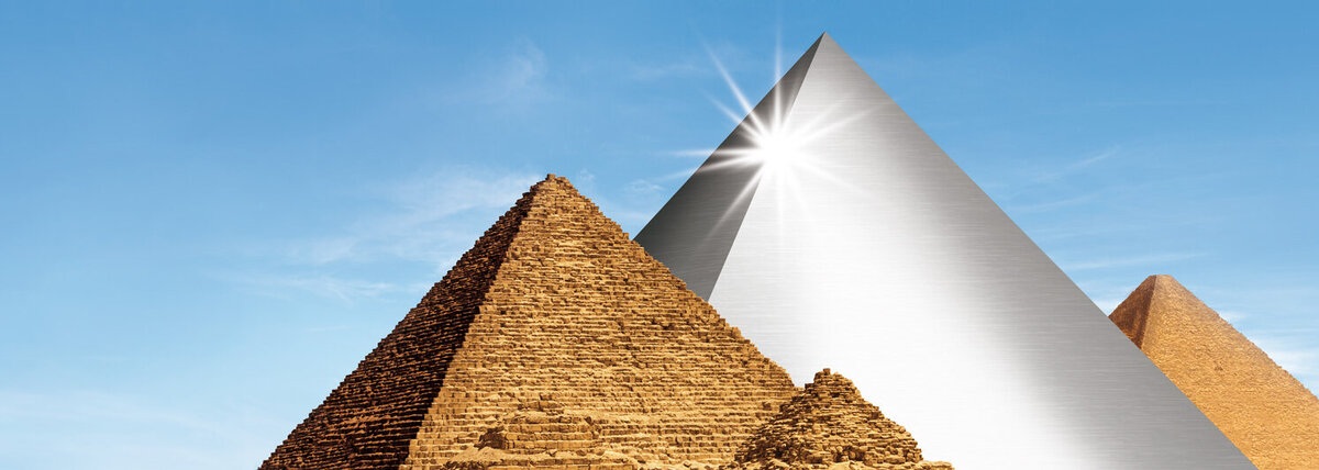 Unverwüstlich und universell: Pyramide aus Edelstahl Rostfrei
