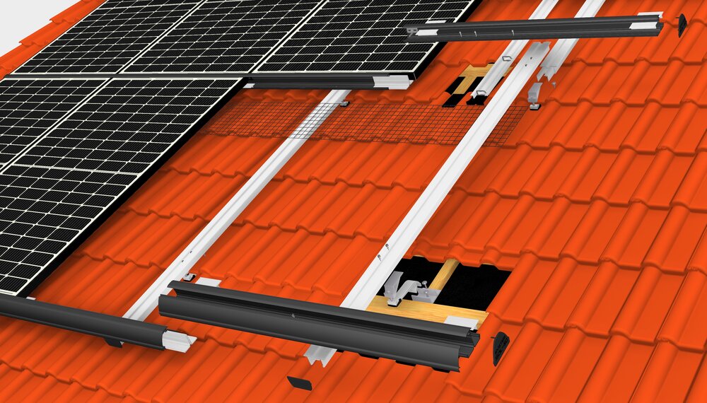 Tragstrukturen von Photovoltaikmodulen